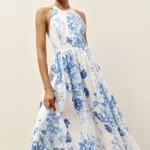 Halter Linen Dress